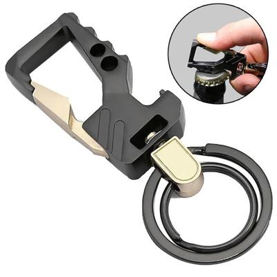 Abridor de Garrafa de Cerveja de Metal Portátil Chaveiro de Bolso para Homem Suporte para Chaveiro de Carro Ferramenta