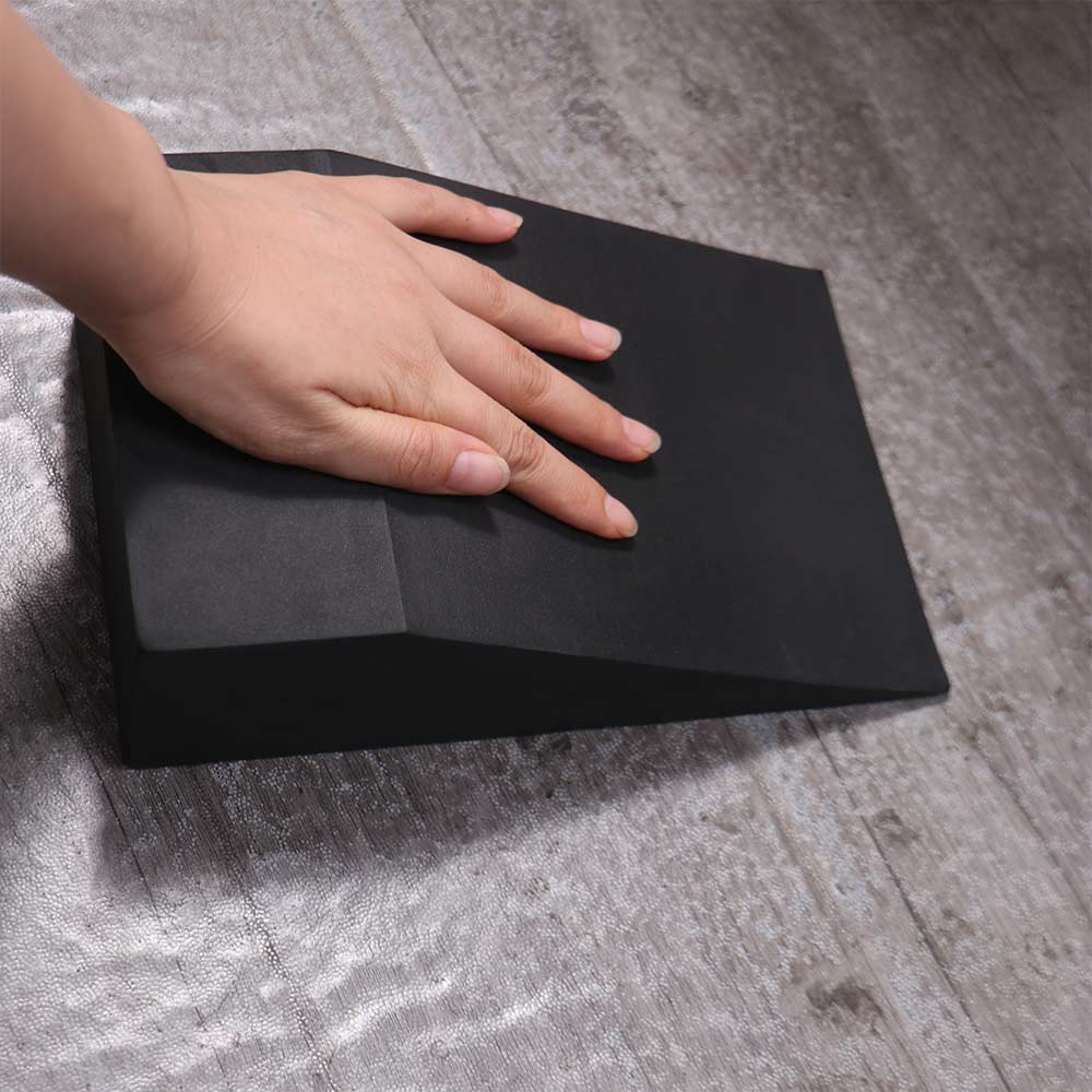 1 pair Non-slip Yoga Wedge Blocks High Density Lightweight Yoga Wedge EVA Gym Blocks  Meditation
