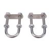 2PCS Boat U Bolts Stainless Steel Marine Boat Stern Bow Eye Tie Down U Bolts Rigging