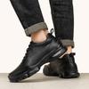 Fashion New Outdoor Male Flats Genuine Leather Men's Walking Shoes Thick Bottom Handmade Skate Shoes Men Brand Lace-Up Mens Sneakers