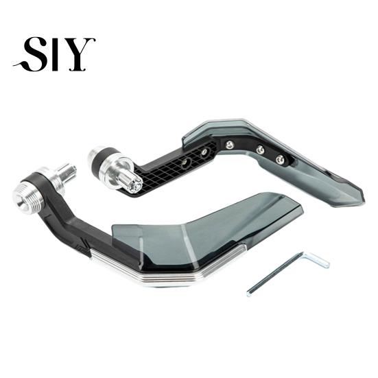 Windproof Motorcycle Hand Guard 1 Pair with Windshield CNC Aluminum Universal 22MM Handlebar Protector Motorbike Dirt Bike Scooter Modification