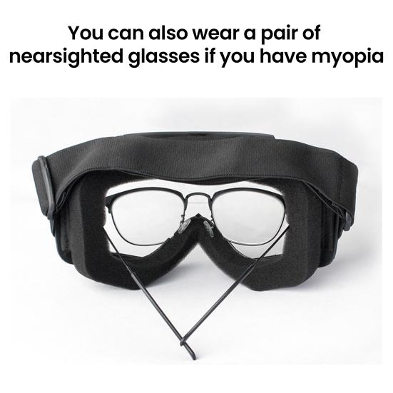Okulary Rowerowe Zewnętrzne z Odpinaną Osłoną Twarzy Ochrona UV Wiatroszczelne Lekkie Męskie Damskie Okulary Sportowe do Narciarstwa Snowboardu Motocykla Roweru
