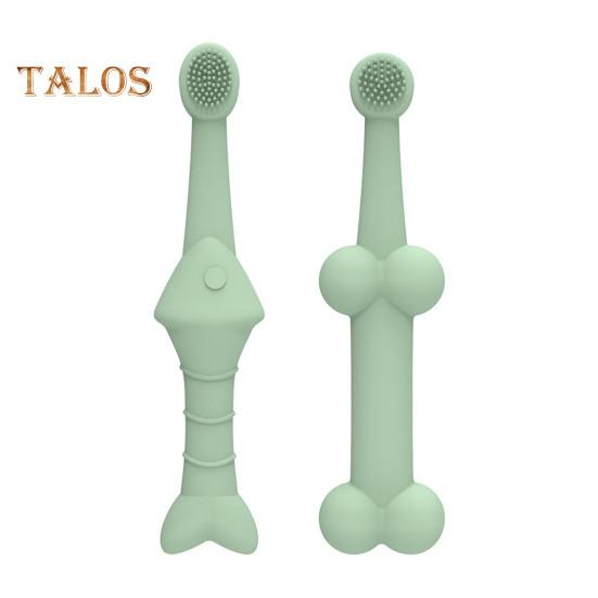 

2шт Зубна щітка для домашніх тварин Силіконові зубні щітки для собак і котів Набір для чищення зубів тварин М’яка щетина Інструмент для догляду за зубами для великих маленьких домашніх тварин зелений