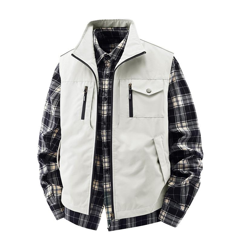 Outdoor Quick-Drying Vest Men's Spring and Autumn Breathable Sports Vest Vest Vest Jacket