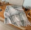 Retro plaid Japanese and Korean atmosphere plaid scarf women's plaid series contrasting color warm shawl student scarf