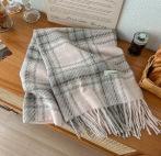 Retro plaid Japanese and Korean atmosphere plaid scarf women's plaid series contrasting color warm shawl student scarf