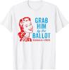 Attrapez-le par le bulletin de vote Kamala 2024 T-shirt d'élection drôle Harris, Taille S-5XL