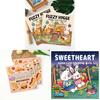 Food And Fruit Coloring Book For Kids With 40 Pages Cartoon Doodles For Children Ages 4 And Up