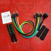 11-Piece Multifunctional Yoga Resistance Band Set with Zinc Alloy Hook