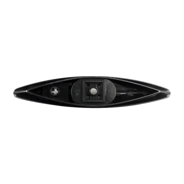 Black Canoe Swat Miniature Rowing Dinghy Small Particle Accessories Building Block Toy Shield