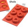 Silicone Donut Cupcake Mold Muffin Chocolate Mold Cake Candy Cookie Baking Mould Pan Decoration Tools Kitchen Baking Accessories
