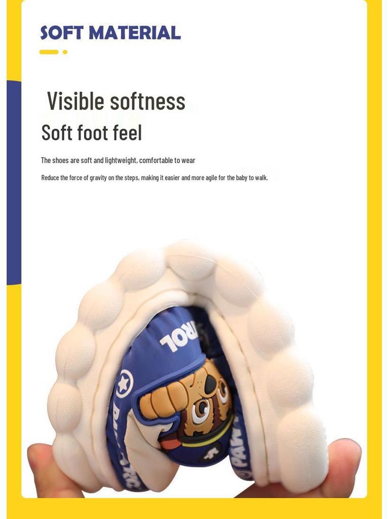 Paw Patrol Kids' Cotton Slippers for Autumn/Winter - Boys, Girls, and Women's Indoor Fur Slippers