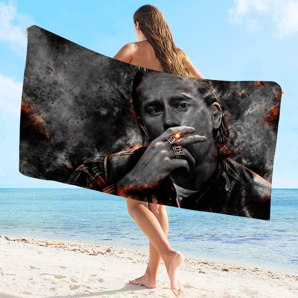 Son Of Anarchy Towel Microfiber Beach Towel Absorbent Quick Dry Soft Yoga Swimming Resort Mountain Climbing Towel