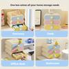 Desktop Storage Box Organizer Drawer Stackable Large Capacity Sundry Container Jewelry Case Cosmetic Makeups Dressing Home Desktop Organization