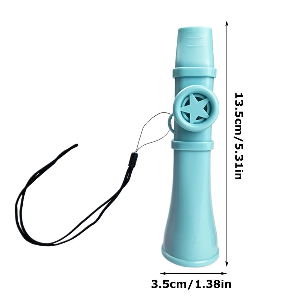

Kazoos for Adults Food Grade Mouthpiece Kazoo Non-slip Comfortable Music Toy for Daily Practice Outdoor Trips Parties синій