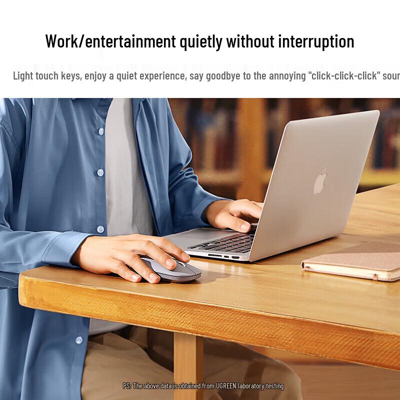 UGREEN Dual Mode Wireless Bluetooth Silent Mouse