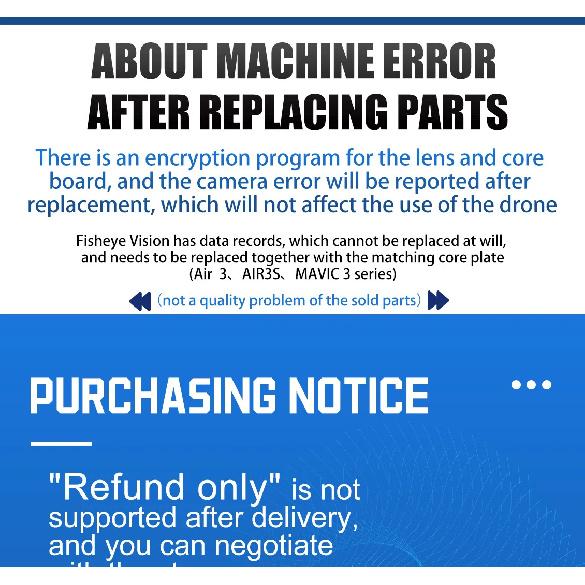 Original Mini3 body front, rear, left, and right power arms suitable for DJI Mini series drone accessories