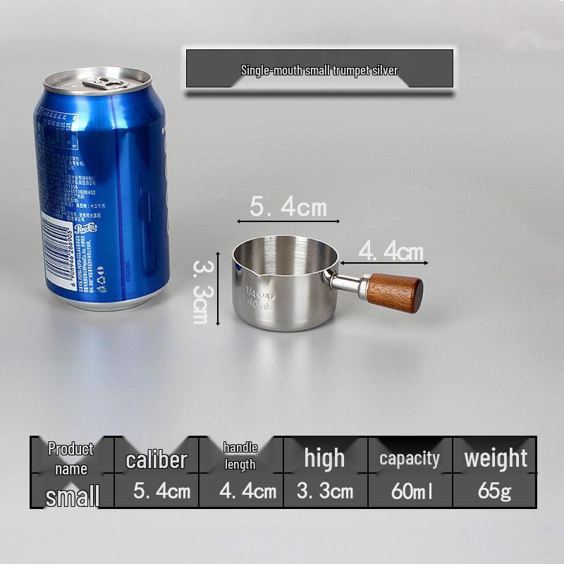 

304 Stainless Steel Sauce Cup with Handle - Mini Dipping Dish for Steak, Salad Dressing, or Seasoning