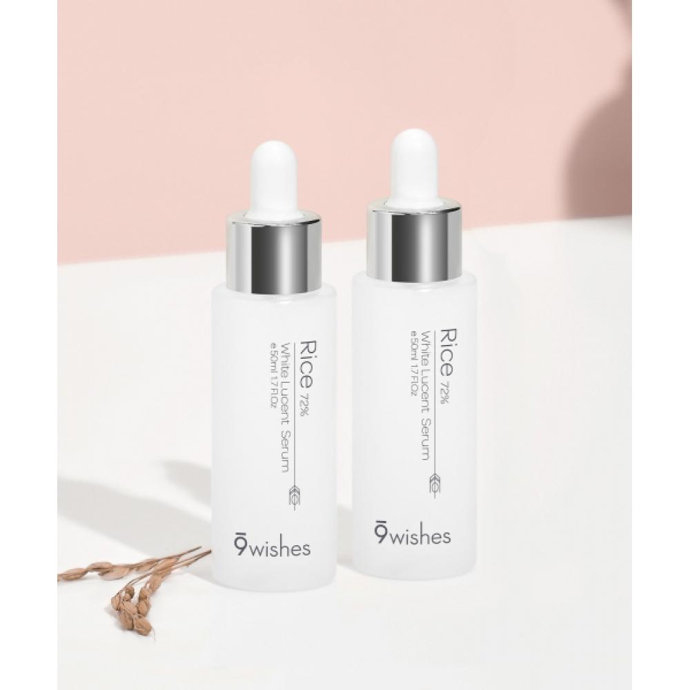 9wishes [whitening 2pack] Rice 72 Serum 50ml+50ml NONE