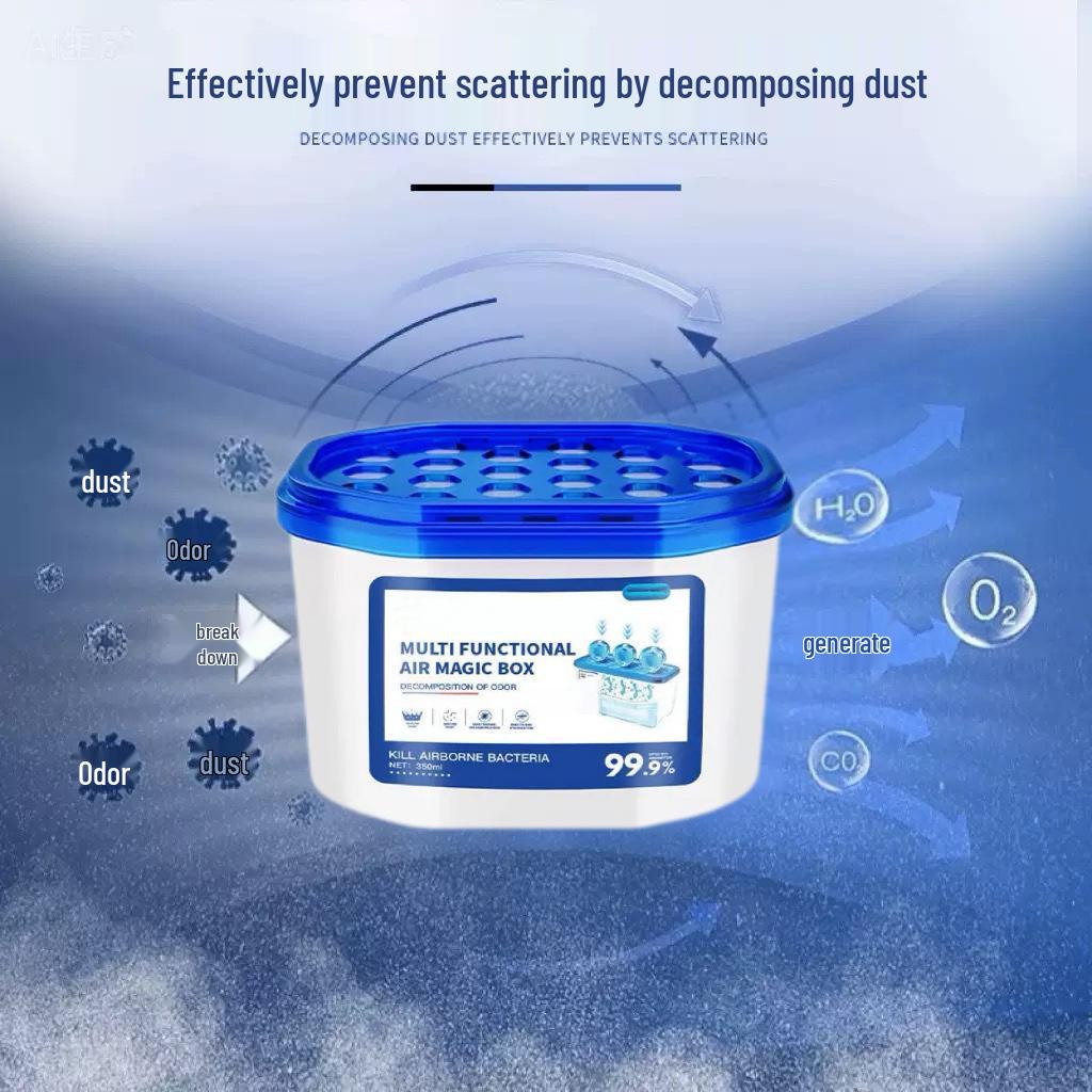 Multi-Functional Air Magic Box: Eliminates Dust, Odors, and Reduces Humidity for Fresh, Clean Air.
