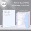 1/4/5Pcs A4 File Folder Transparent Detachable Data Book Students Stationery Office Storage Booklet School Office