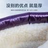 Korean Version Of Thickened Cotton Plus Velvet Warm Women's Mid-Tube Lightweight Anti-Skiing Floor Boots Casual Velcro Patch
