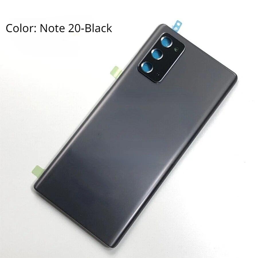 Back Glass For Samsung Galaxy Note 20 Ultra Note 20 Back Battery Cover Rear Door Housing  with Camera Lens