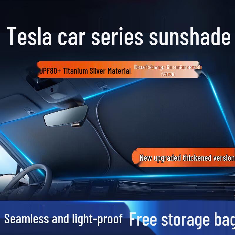 Car Sunshade Umbrella: Front Window Heat Insulation & Light Blocking Cover
