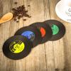 Retro CD-Design Antislip PVC Drink Coaster Pad Cup Coffee Mat Placemat