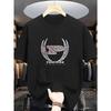 Taglia Europea [T-shirt Estiva PHATFARM] Classica alla Moda da Uomo a Maniche Corte | Elastica a Coste Girocollo Comoda Traspirante Stampa Lettere