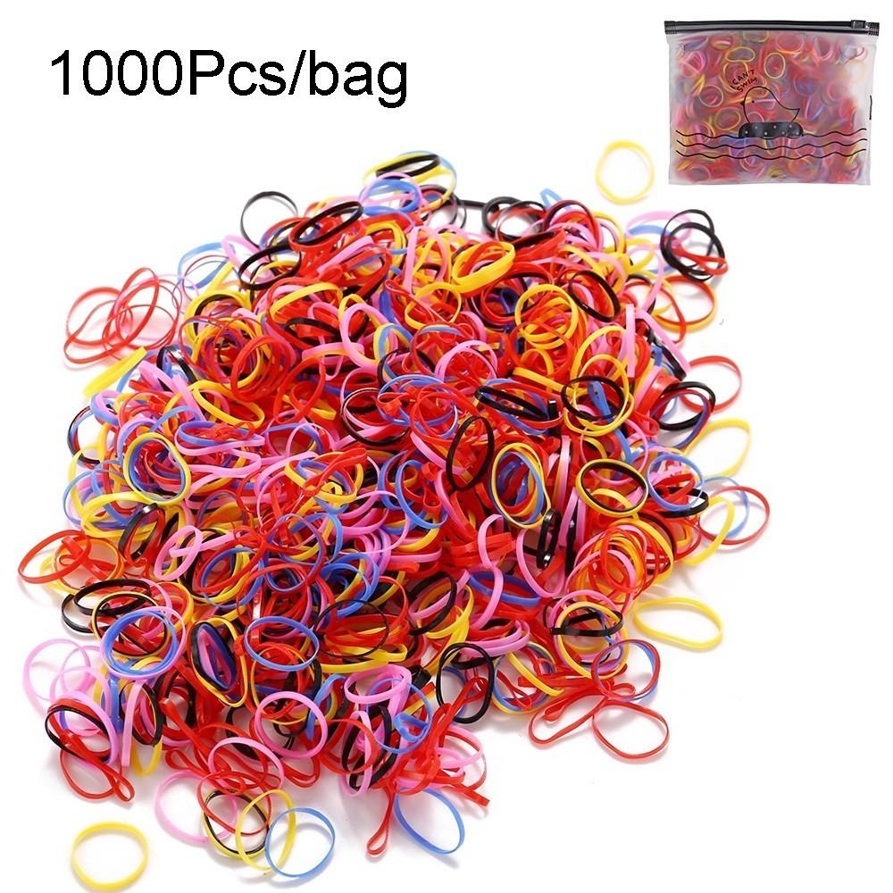 IF ME 780pcs/set Cute Hair Tie Hair Clip Set for Kids Colorful Star Flower Hairpin Rubber Children Hair Accessories