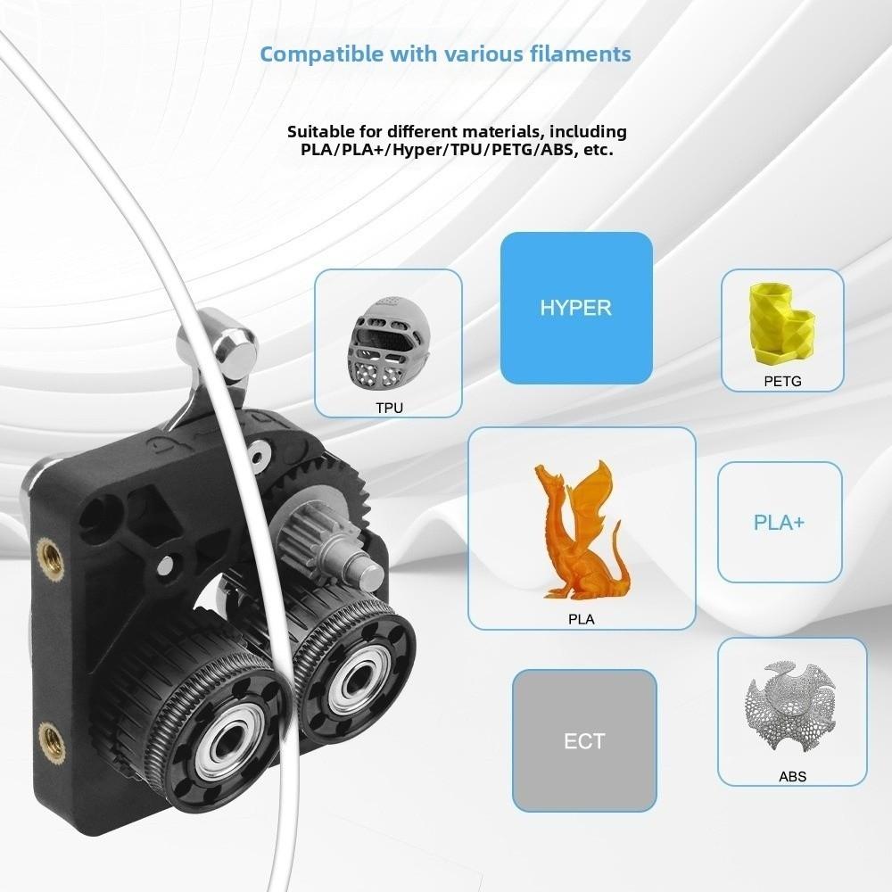 Anti-vibration 3D Printer Extruder Gear Kit for Creality K2 Plus Printer Upgrade Modification