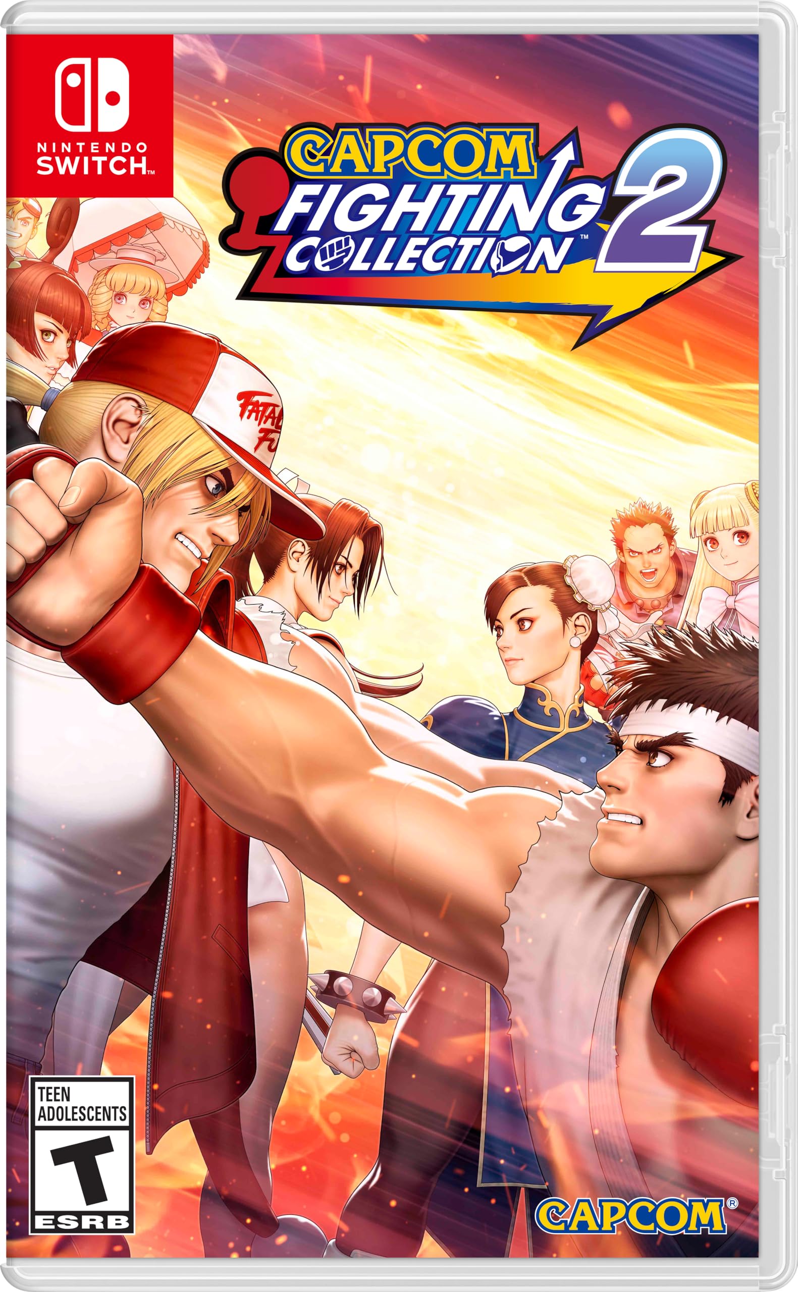 Capcom Fighting Collection 2 North Switch (Import Version America) – красный
