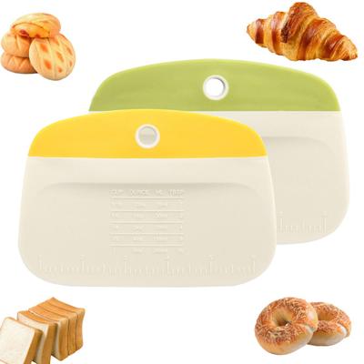 1/2 Stück Schüsselschaber Teig Brotschaber Teigschneider Küchen Lebensmittel Schaber