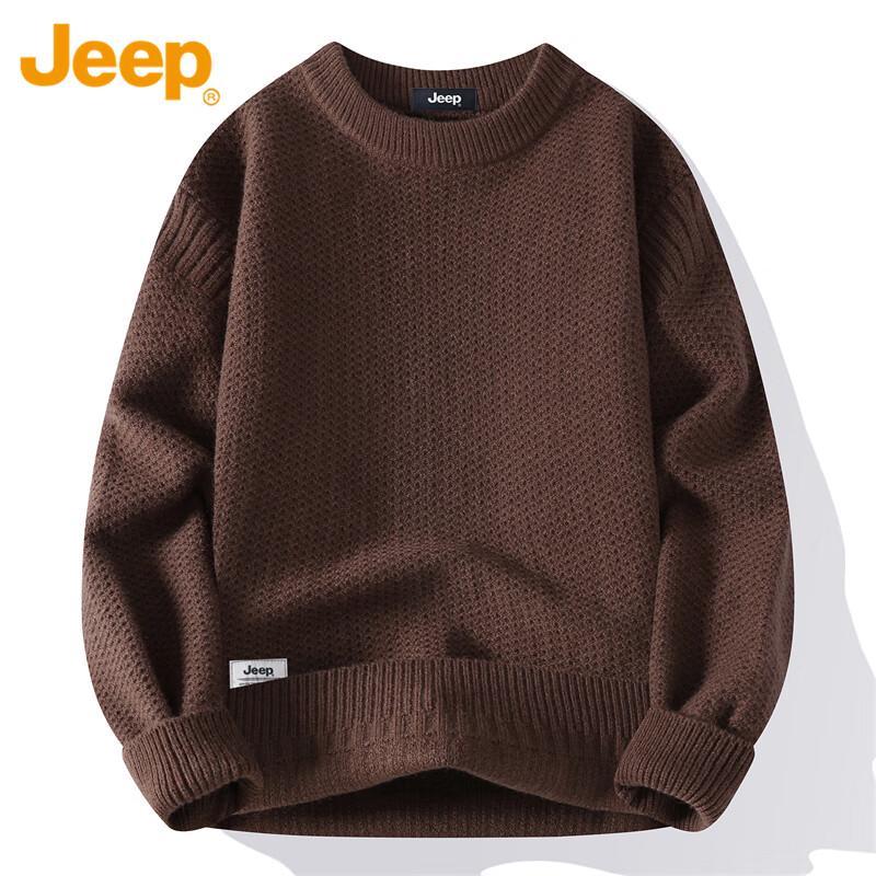 JEEP Men's Autumn/Winter Crew Neck Knit Sweater