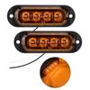4 Led Truck Trailer Light Front Rear Side Clearance Lamp Waterproof Sealed Surfaces Mounted LED Marker Light