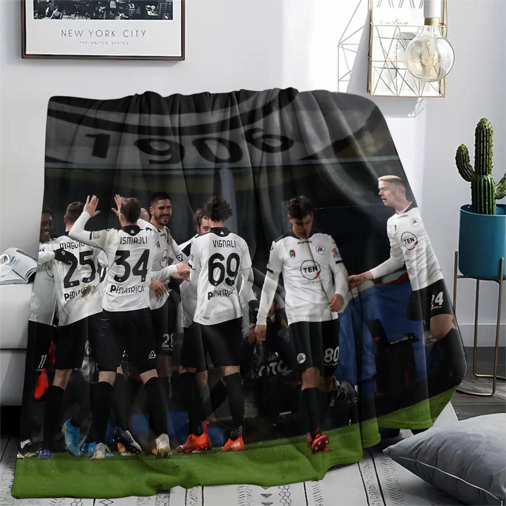 Spezia Calcio,pattern Flannel Blanket, High quality Comfortable for All Seasons, Home Decor, Warmth and Comfort, Perfect for Gifts.