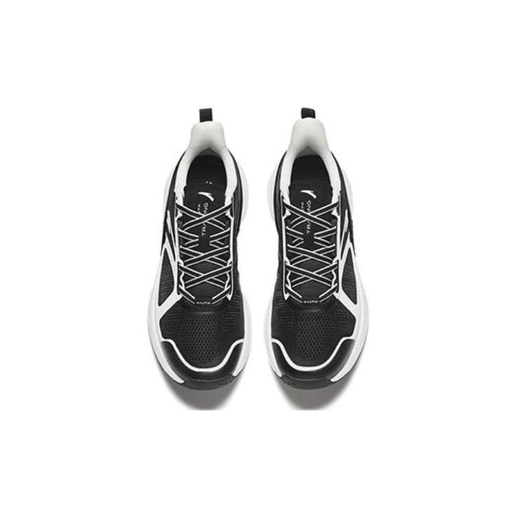 New Anta Anti Slip Wear Resistant Low Top Training Shoes Women's Black White 122347782-1