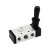 Cylinder Pneumatic Control Switch 4H210-08: Two-Position, Five-Way Reversing Valve with Manual Hand Pull, 4H310-10