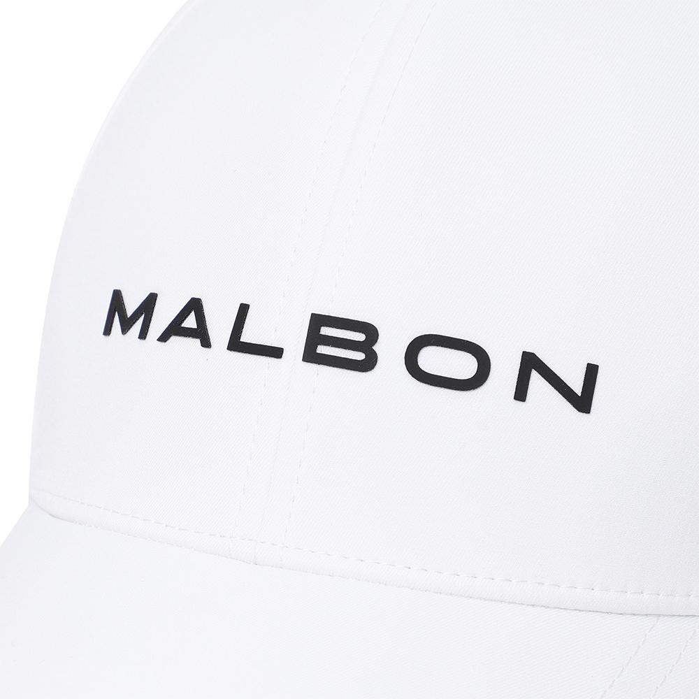 MALBON GOLF Performance Stretch Sunglasses Holder Cap White