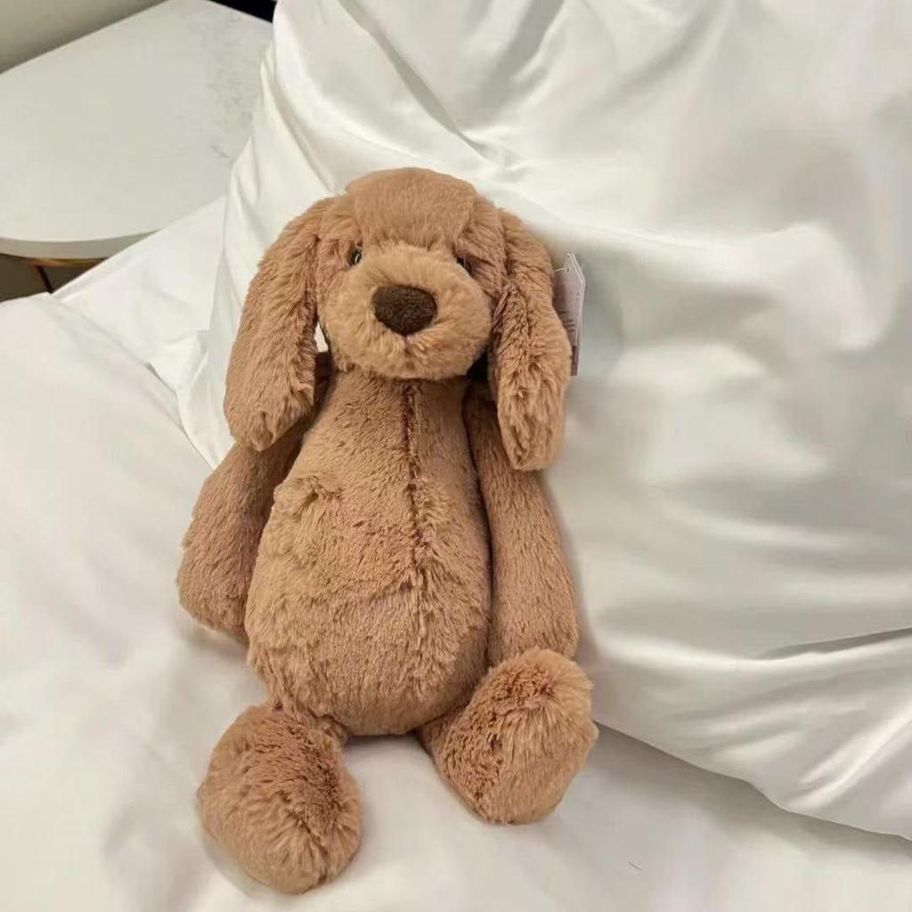 UK Shy Toffee Puppy Plush Toy - Cute Dog Figure Birthday Gift