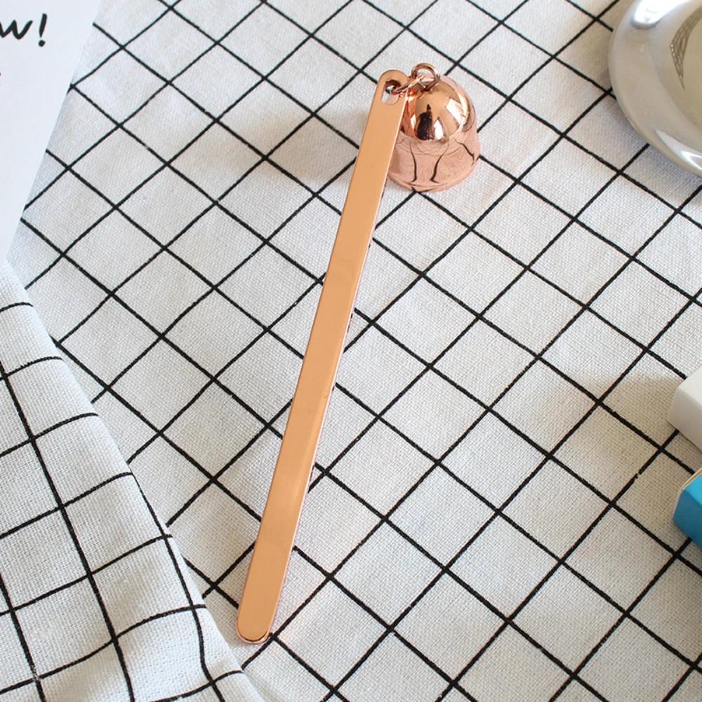 Candle Wick Snuffer Multiple Colors Candle Accessories Bell Long Handle Candle Care Tools Home Supplies DIY Lover Craft Gifts