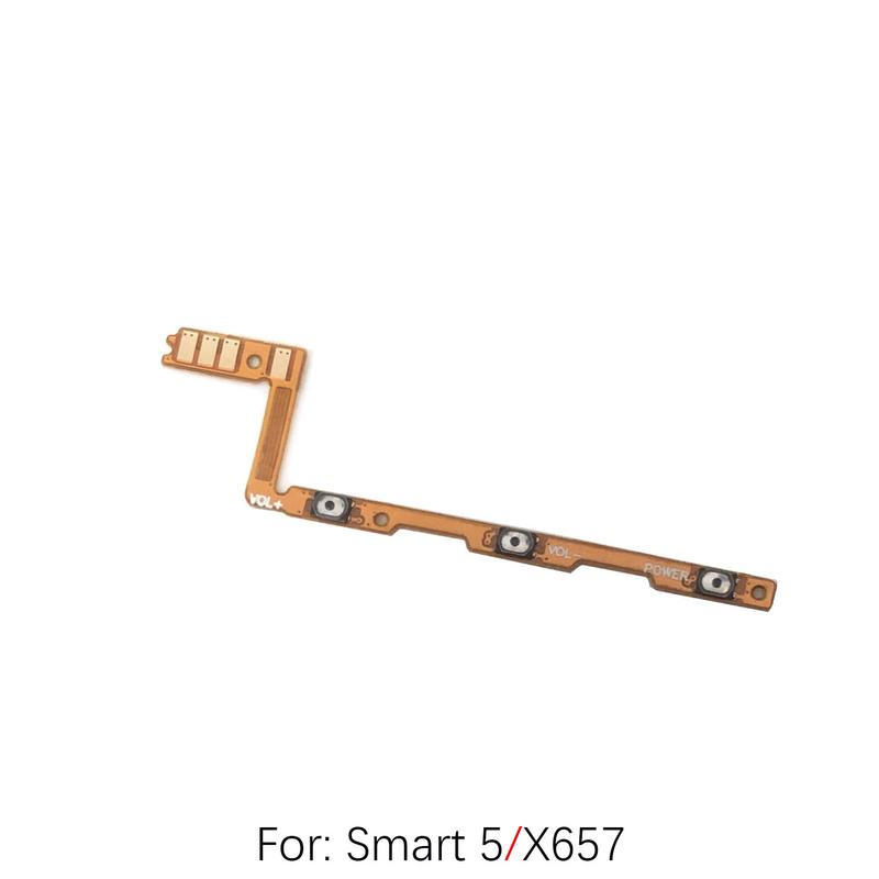 For Infinix Smart 4 5 6 X612 X653 X657 X6511 X6516 X6517 Power Button Volume Flex Cable OnOff