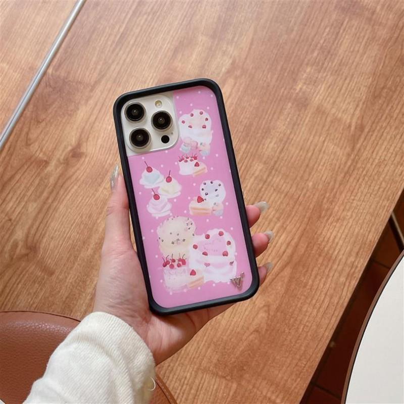 Waterproof Phone Case IPhone 17 Pro Max 16 15 14 Plus 13 12 Cherry Strawberry Flower Anti-drop