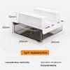 Adjustable Under-Desk Drawer: No Nails, No Drilling, Invisible Storage for Home or Office