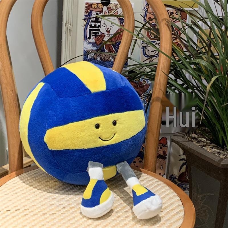 Multisport Plush Doll Pendant: Basketball, Football, Volleyball, Badminton, Rugby, Baseball, Tennis