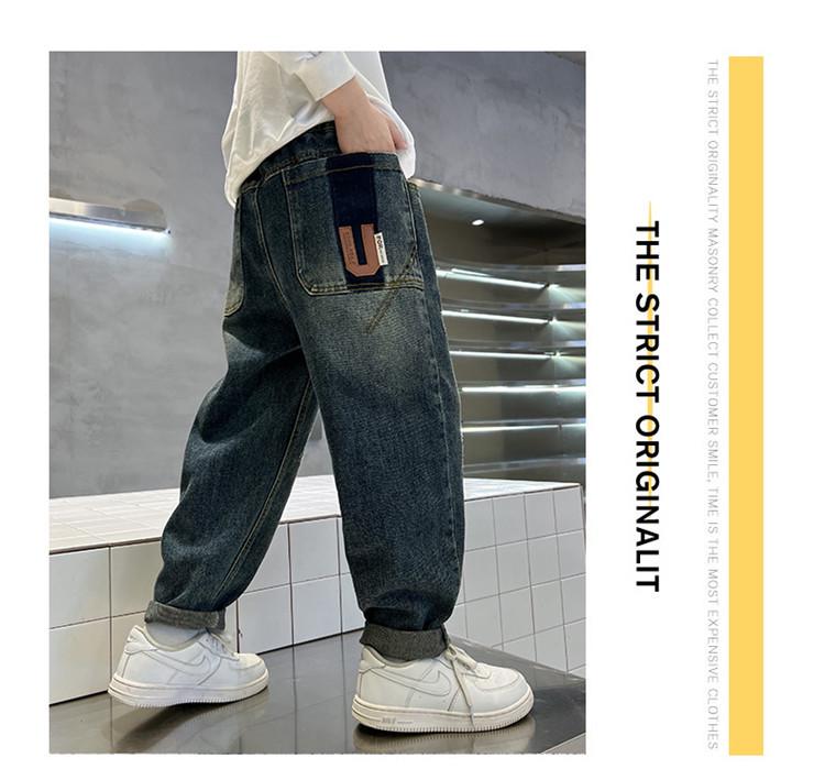 Boys' Trendy Jeans: 2025 Spring/Autumn Style Casual Long Pants for Kids