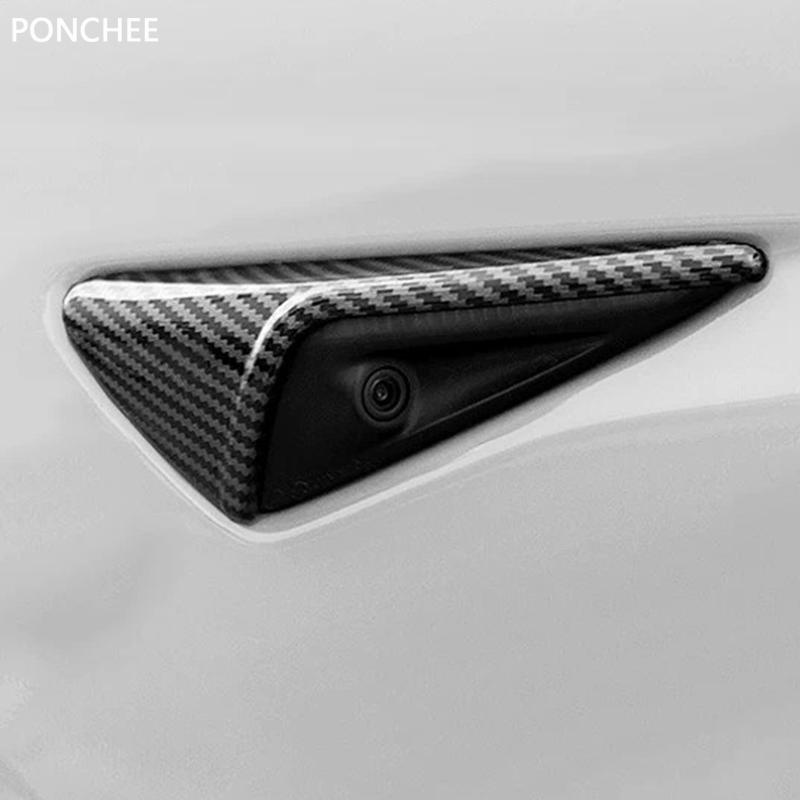 For Tesla Model YL 2025-2027 Camera Cover Protective Shield Leaf Panel Decorative Sticker Automobile Modification Supplies