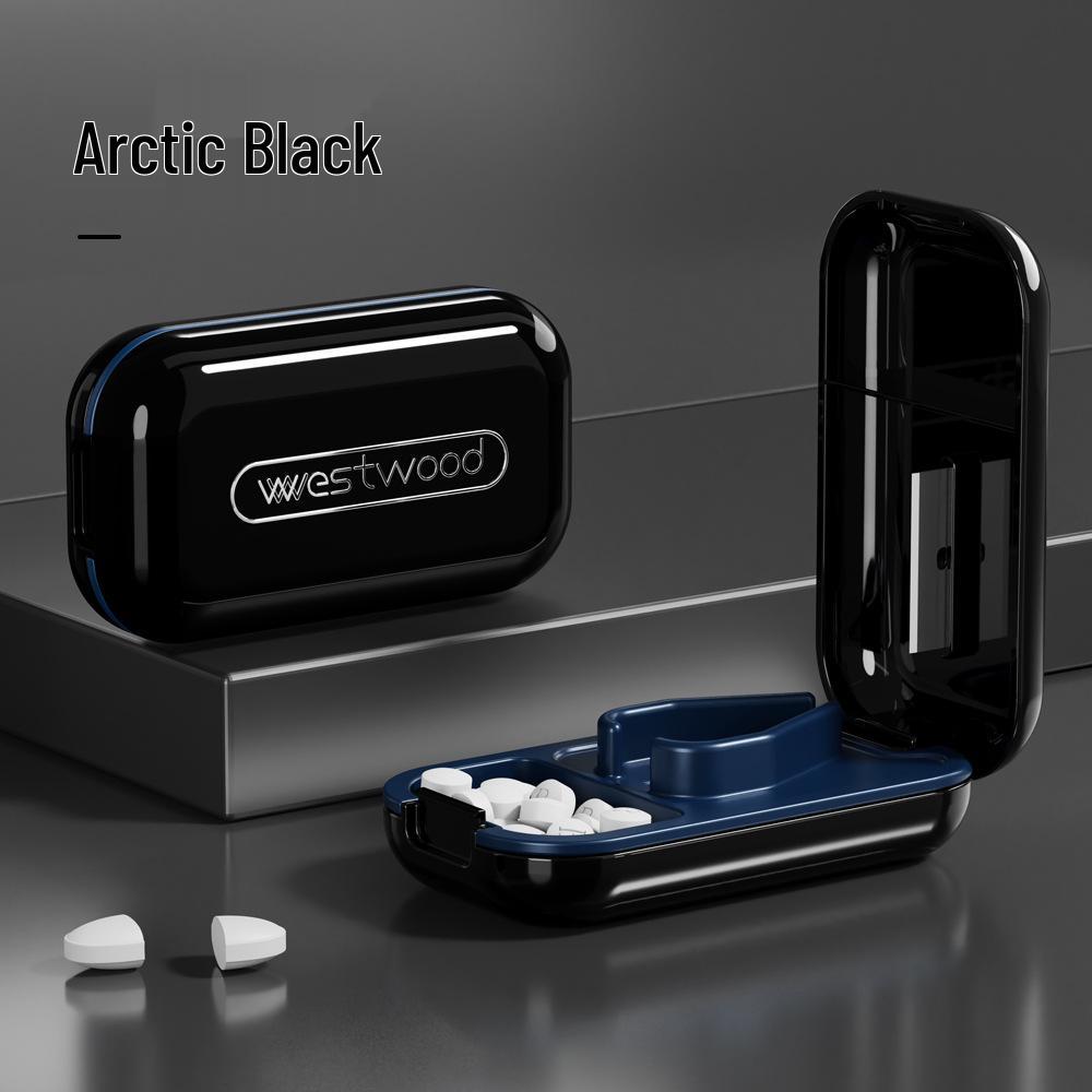 Портативный мини-резак и диспенсер для таблеток - Разделитель таблеток, Измельчитель, Органайзер для лекарств