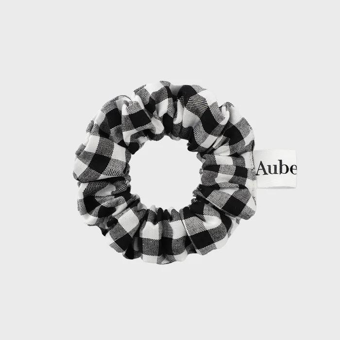 Daily Gingham Check Hair Scrunchie_5 Colors